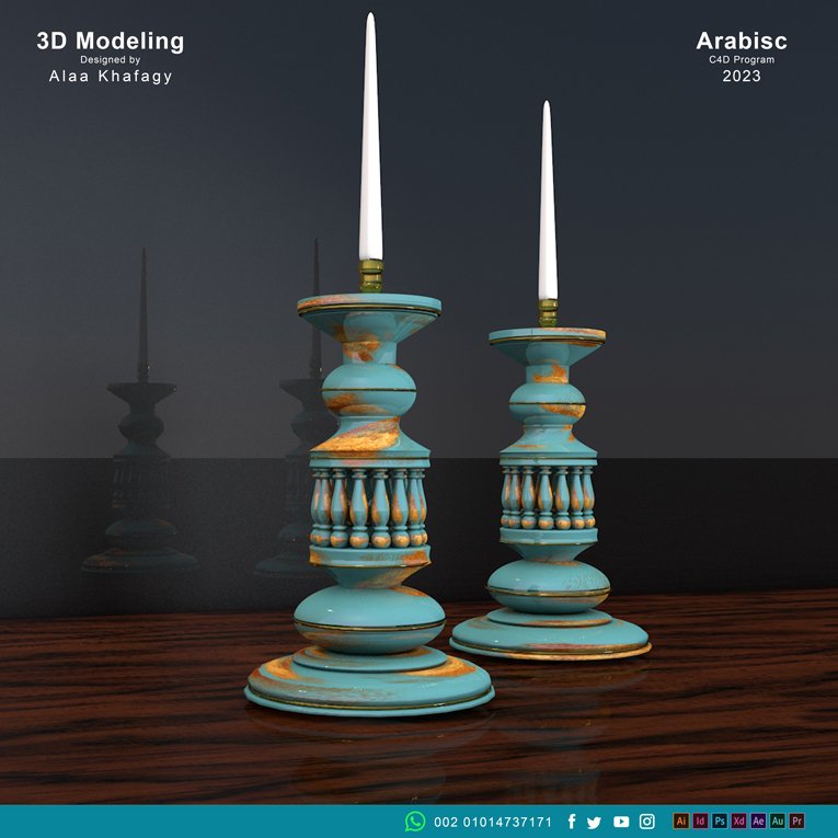 شمعدان-ارابيسك